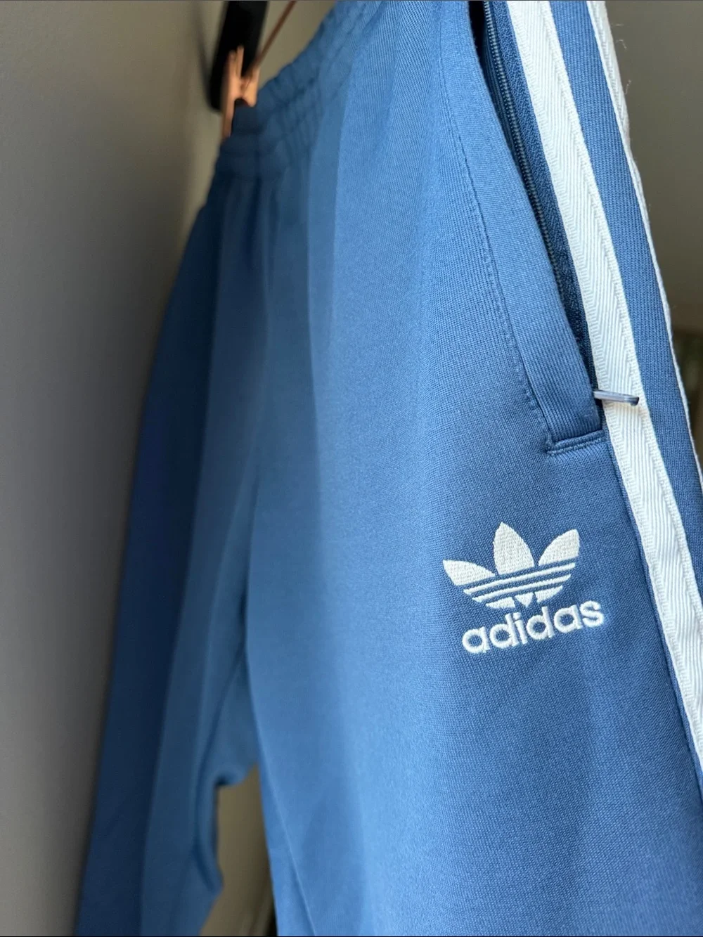 adidas Navy Blue Kids 3-Stripe Joggers